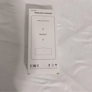 Foldable 3 n 1 Wireless Charger New It Can Charge A Phone, Watch Simultaneously